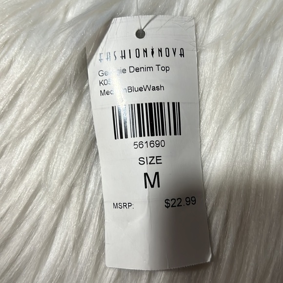 Nova denim top 💫 - Picture 6 of 6